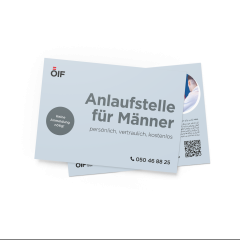Flyer Anlaufstelle für Männer